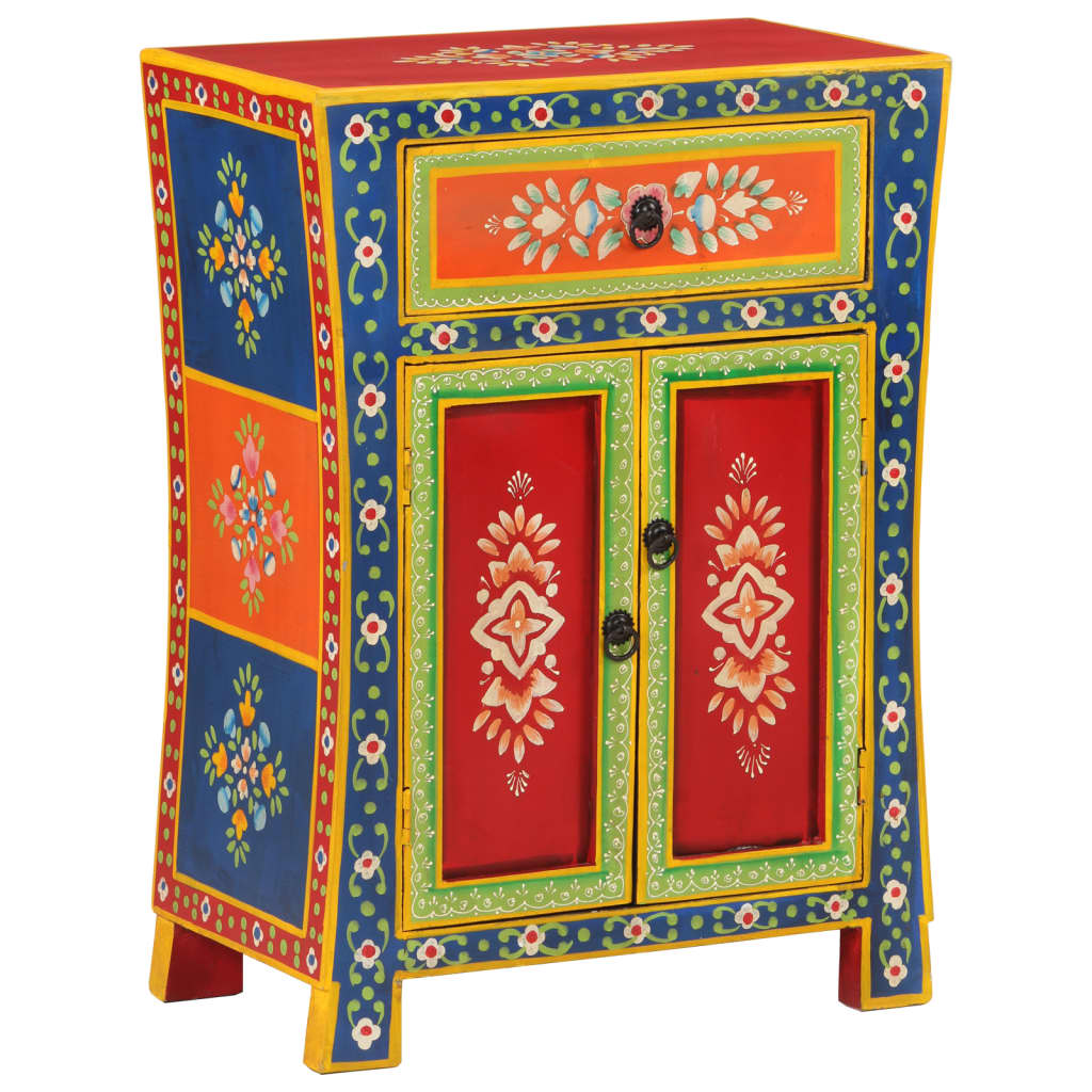 Sideboard Hand painted 54 x 30 x 74 cm Solid Mango Wood