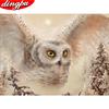 Diamond Embroidery Animal Painting Cross Stitch Owl Picture Handcraft Mosaic Home Decor