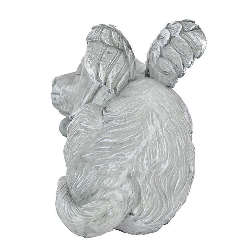 Ангел Статуя Домашнего Животного Собака Кошка Декоративная Статуэтка Ремесло Открытый Сад Декор Pet Надгробия