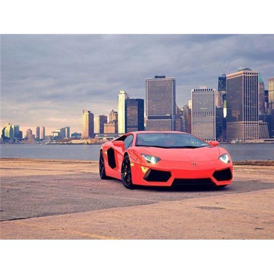 Полная площадь Алмазная мозаика Автомобиль 5D Алмазная картина Вышивка крестом Алмазная вышивка Горный хрусталь