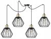 Pendant lamp, ceiling chandelier, wire, LED lampshade