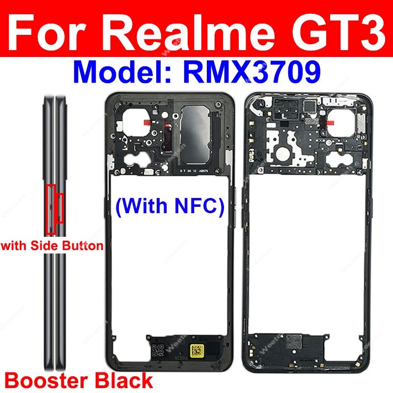 Middle Housing For Realme GT3 GT Neo 5 Neo 5Se Middle Frame Cover Back Cover Battery Door Housing Parts