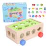 Shape Sorter 18 Hole Geometric Shape Matching Beech Baby Stacking Toys for 3 Years Old  Kids for