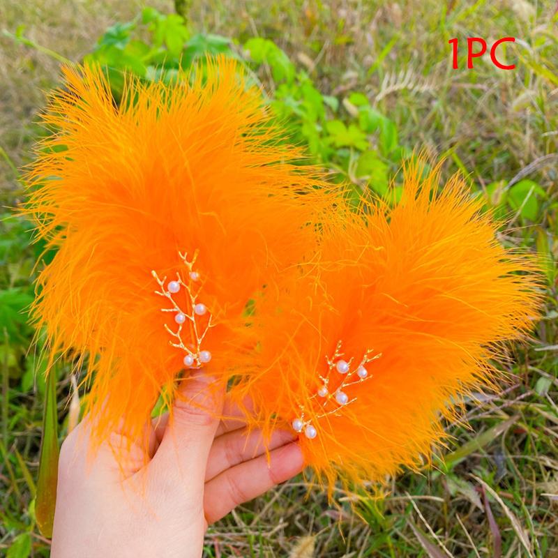 1 шт. Белое перо феи боковая заколка новая заколка для волос аксессуар для волос для девочки украшения для волос свадебная шпилька тиара заколки