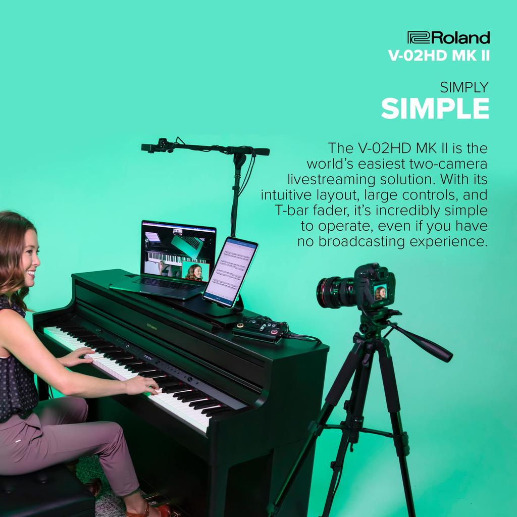 Roland Streaming Video Mixer Roland V-02HDMK2