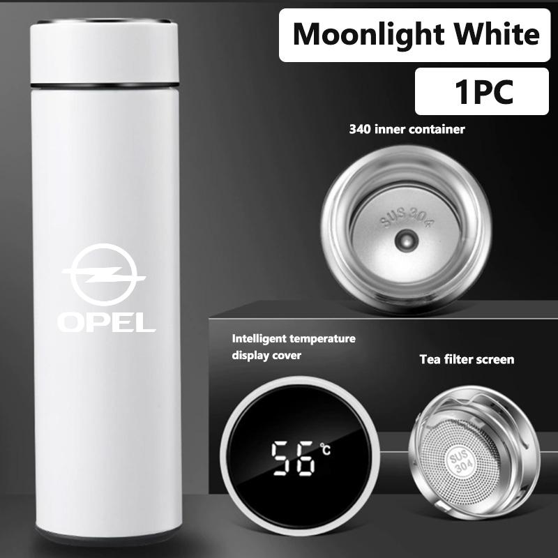 Smart Cup Digital Temperature Display Stainless Thermos Bottle For Opel Astra G H J K F Corsa D Zafira B Insignia Mokka Regal