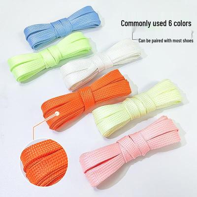 Светящиеся флуоресцентные шнурки для кроссовок AJ1, Air Force One и DUNK - Белый ночной свет, коллекция «Несочетаемое»