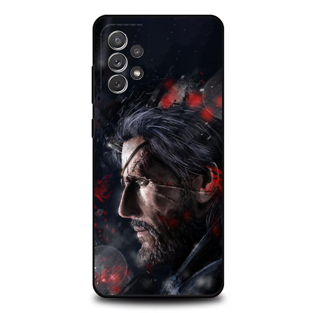 Чехол для телефона Metal Gear Solid для Samsung S25, S24, S21, S22, S23, S30, Ultra, S20, Plus, Fe, Lite, Note, 10, 9, 5G Черная крышка
