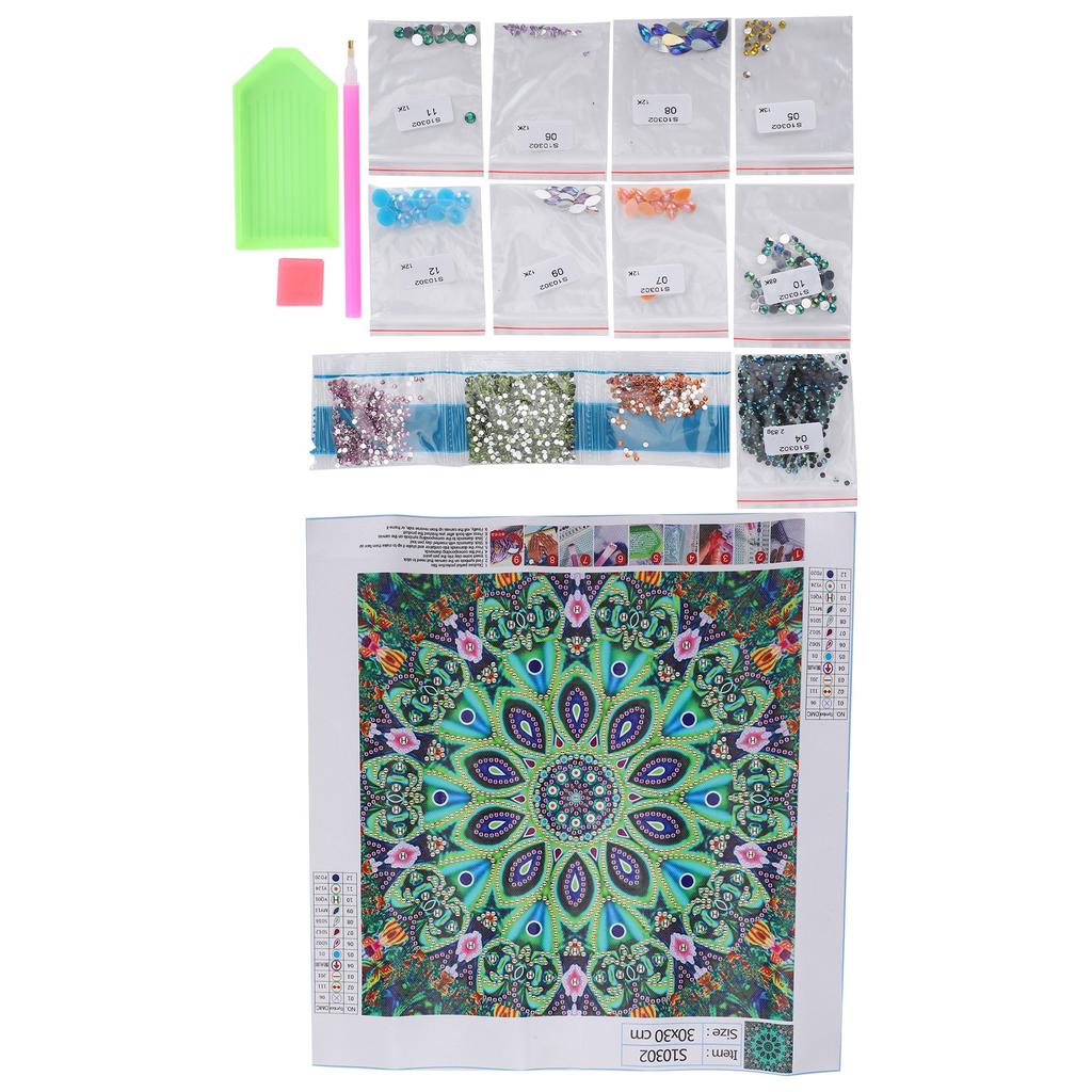 5D SpecialShaped Diamond Painting Mandala Flower DIY Decorative Living Room Bedroom Craft