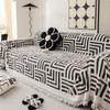 Mao Mao Yarn Sofa Cover Fabric, Winter Light Luxury and High-end Feeling, Anti Cat Scratch Sofa Cover Blanket, New Thickened Sofa Towel
