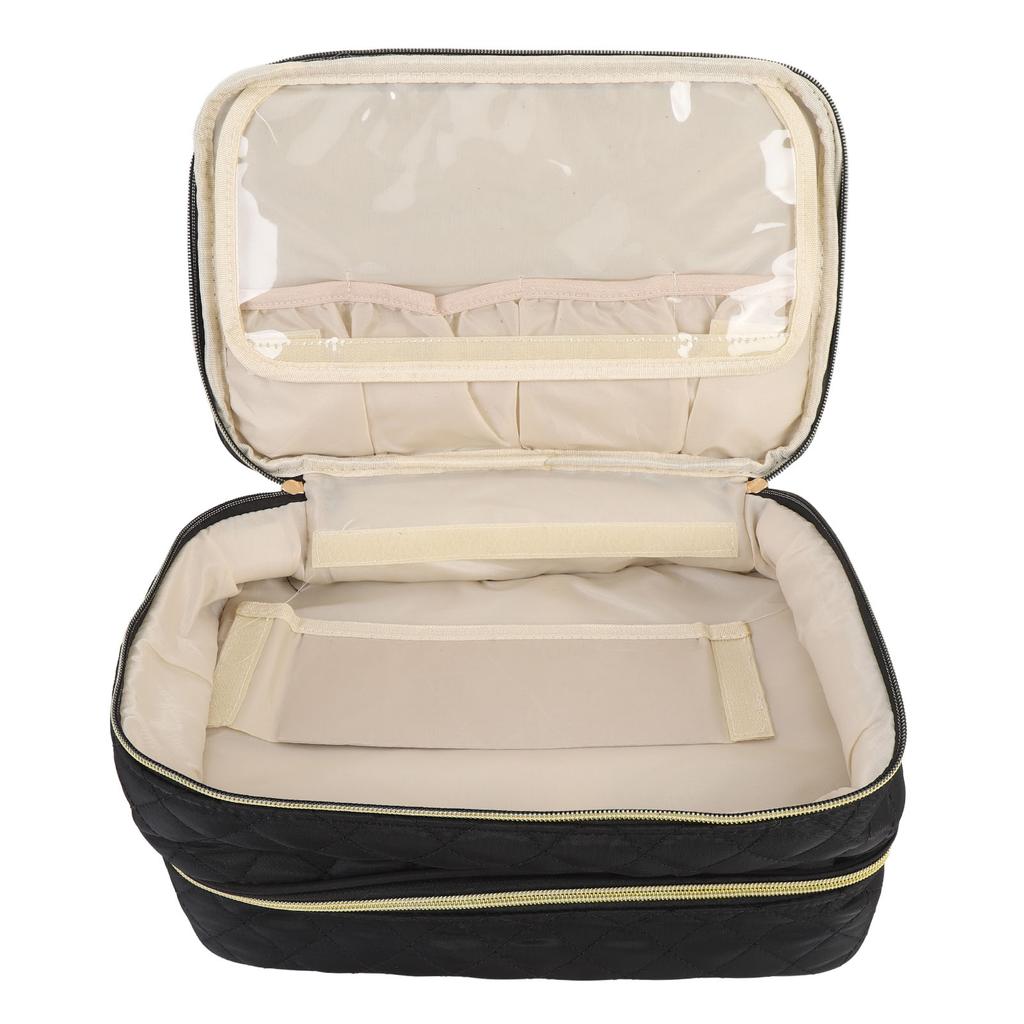 Чехол для переноски лака для ногтей вмещает 40 бутылочек, двухслойный портативный держатель для лака для ногтей