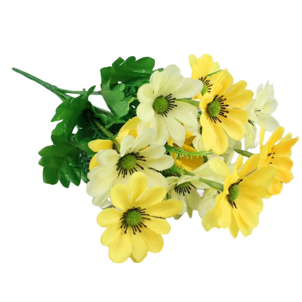 Искусственные цветы диаметром 5 см, легкие пластмассовые мягкие