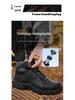 Cross-Border Steel Toe Safety Shoes: High-Top, Anti-Smash, Puncture-Resistant, Wear-Resistant, Soft Sole, Comfortable Fit.