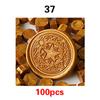 100PCS51Colors Wax Bean Envelope Invitation Letter Stamp Sealing Wax Special Mud Sealing Wax