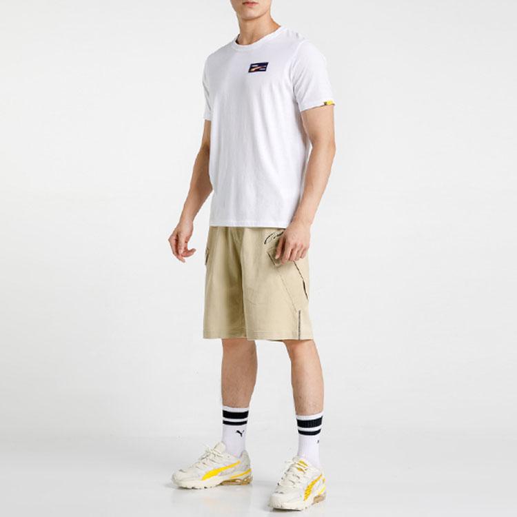 Puma X Randomevent Co-Branded спортивная футболка с круглым вырезом унисекс топы белые 598068-02