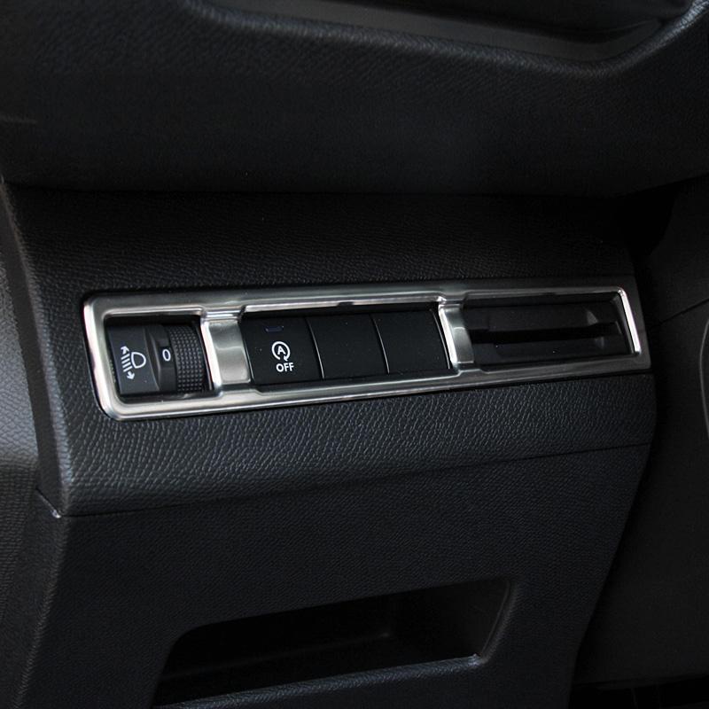 Ручка регулировки фар автомобиля, крышка переключателя, накладка, наклейка для Peugeot 3008 5008 GT 2016 2017 2018 2022 2023