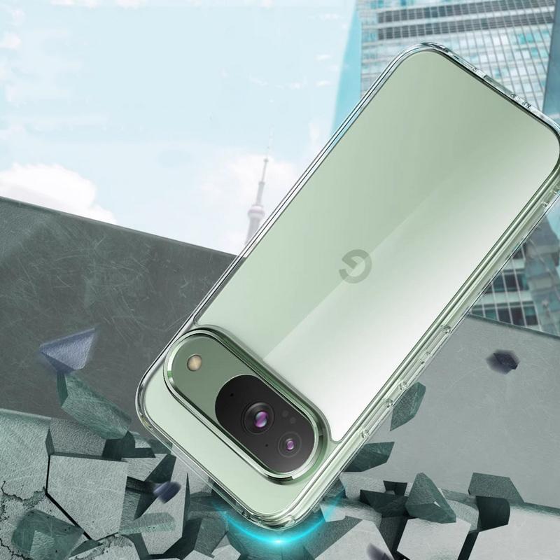 Простой мягкий силиконовый чехол для Google Pixel 9 Pro XL 8A 7A 6 Pro тонкий прозрачный TPU противоударный прозрачный чехол для телефона