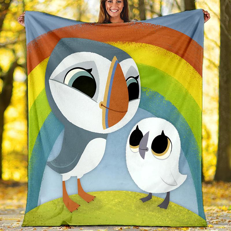 Maya Bee Theme Printed Blanket Perfect For Couch Bed Travel Outdoor Use Machine Washable Cozy Durable