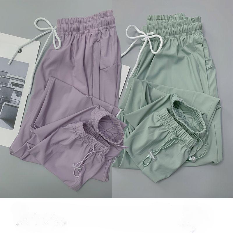 Дышащие быстросохнущие спортивные брюки для женщин, летние брюки для бега на открытом воздухе