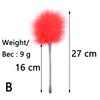 Multi Color Variety Sexy Feather Tickled Whip Flirting Teasing Stimulating Kinky Paddle Whips BDSM Fetish Mischief Adult Sex
