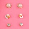 Valentine's Day Stud Earrings Gift For Wife With Pearls For Girls And Women