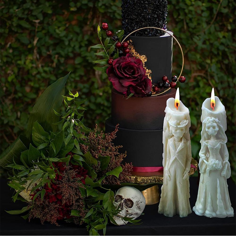 Креативная силиконовая форма в виде черепа, форма для восковых мелтов, DIY-крафт для украшения Хэллоуин-вечеринки