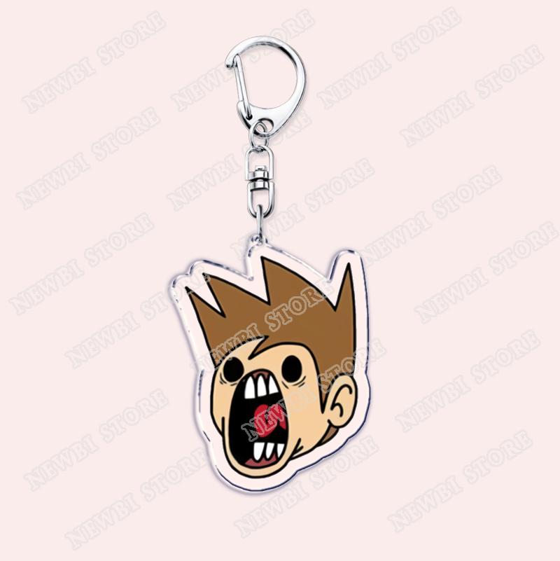 Популярные брелки Eddsworld Торд для аксессуаров Сумки Аниме Комикс Ринго Эддс Мем Брелки Украшения Геймеры Фанаты Друзья Подарки