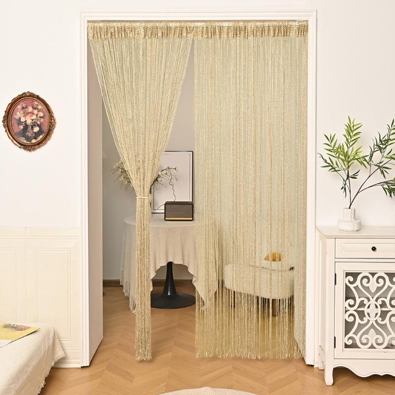 Современная кружевная штора на окно от комаров Тонкая полиэстеровая ткань Простой ремонт дома