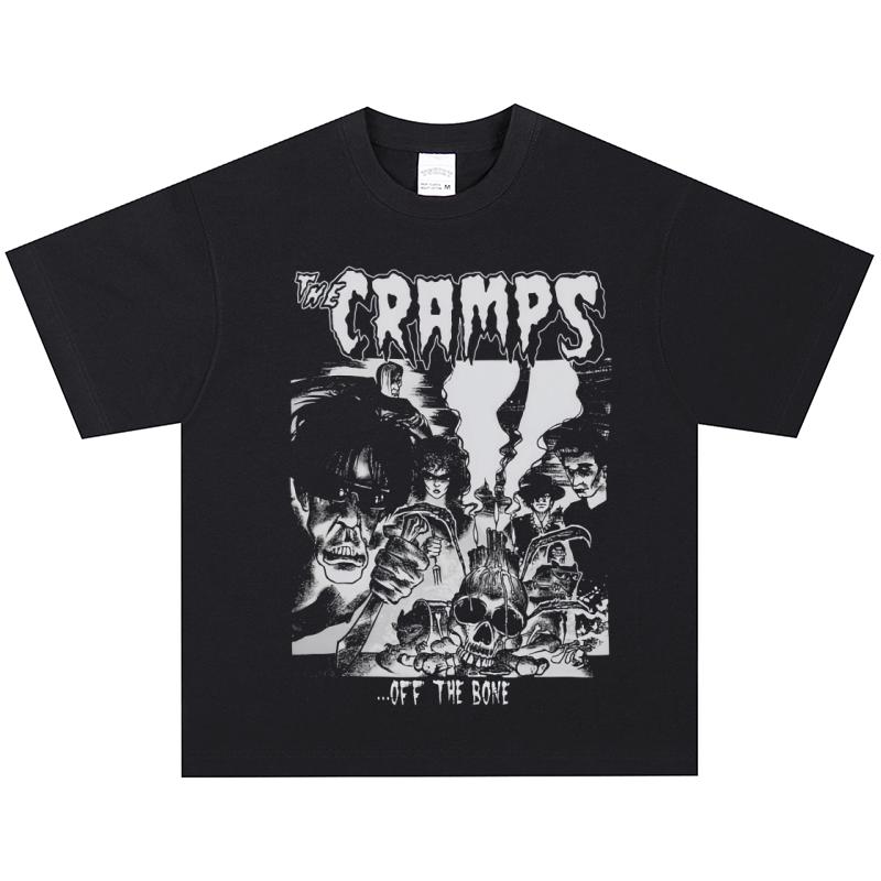 Футболка The Cramps, Мягкая ткань, Повседневная