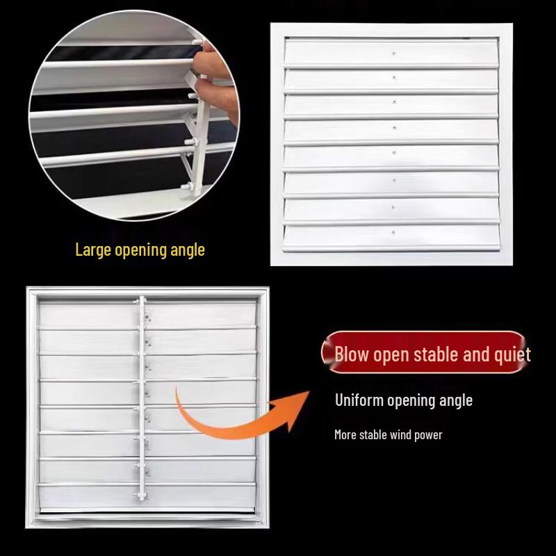 Laiyu Aluminum Alloy Self-Closing Louver