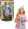 Mattel Универсальная кукла Злая Глинда и аксессуары с уложенными светлыми волосами, подвижная и со съемным униформенным образом