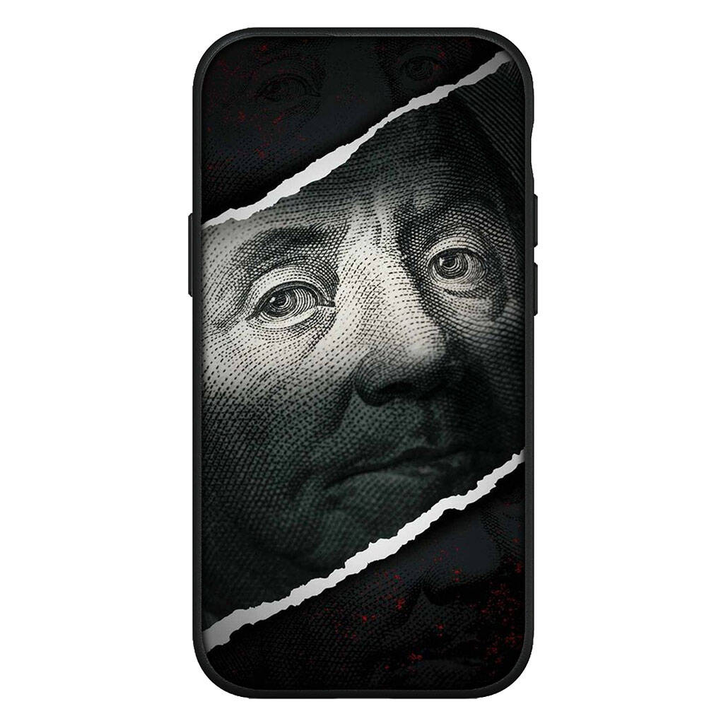 Чехол для iPhone 17 16 15 Xiaomi Poco Redmi Note 14 13 12 11 Pro Max 9 16e Samsung Galaxy S25 S24 S23 OPPO Huawei Деньги 100 Долларов Крутой Чехол для Телефона