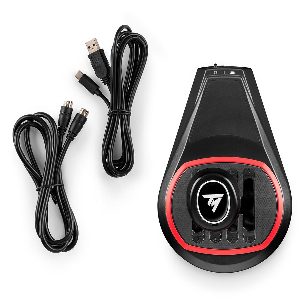 Thrustmaster TH8S Shifter Racing Shifter 8-скоростной совместимый металлический рычаг совместим с гарантией производителя 1 год []Thrustmaster Add-On