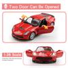 Chevrolet Corvette C7 Grand Sport Симуляция Литая модель и игрушечный автомобиль Машинка с инерционным механизмом и открывающимися дверями RMZ city 1:36 Металлических Моделей Суперкаров