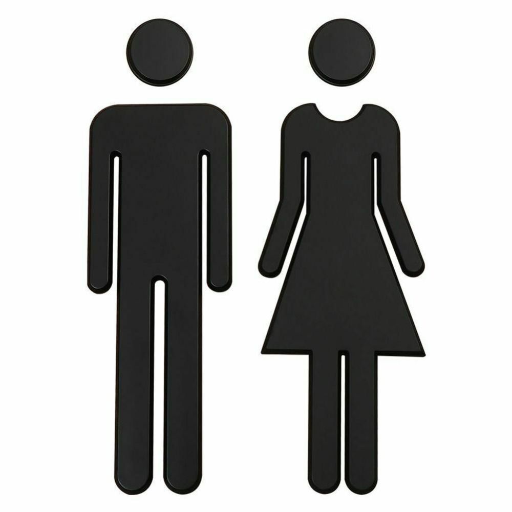 Wc Door Men Symbol Hotel Restaurant Bathroom Sign Signboard Toilet Symbol Signage Toilet Sticker