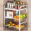 YOUSU 3-Tier Punch-Free Kitchen Storage Rack