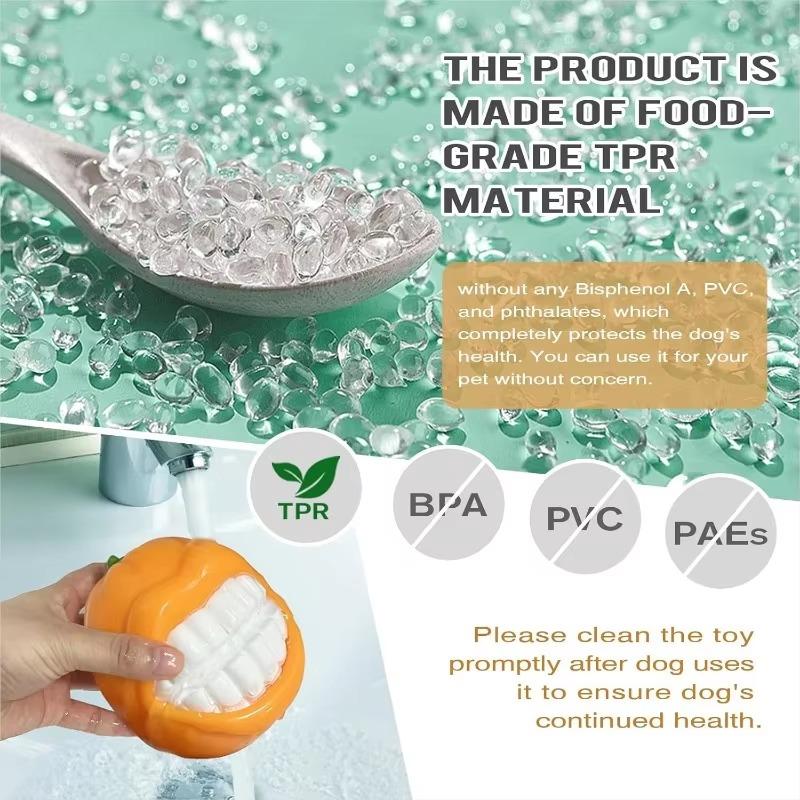 Игрушки для жевания собак со встроенным звуком, оранжевые игрушки для собак, безопасный материал, устойчивые к укусам, прочные пищащие игрушки, игрушки для тренировок на улице, игрушки для собак в помещении