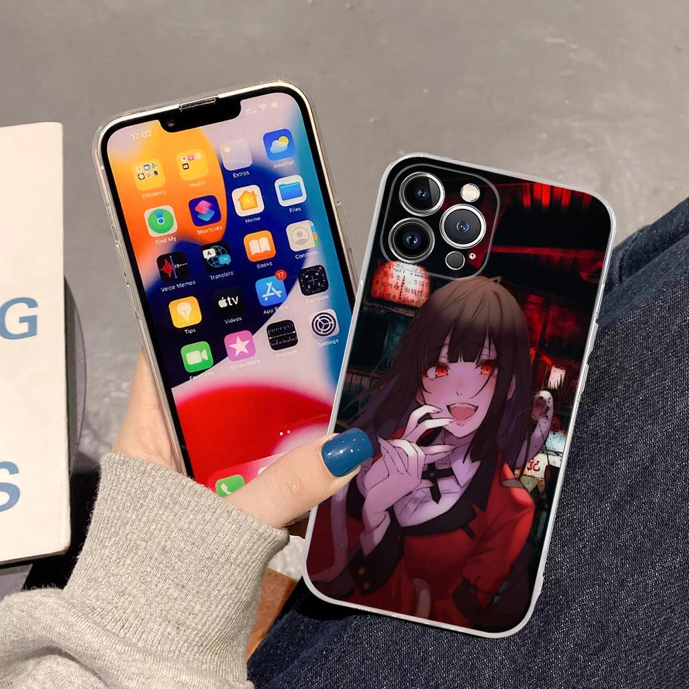 Японское аниме Kakegurui Jabami Yumeko Чехол для телефона Для iPhone 16 15 14 11 12 13 Mini Pro XS Max Чехол 6 7 8 Plus X Funda Shell