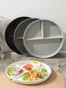 Пластиковые обеденные тарелки круглые разделенные тарелки пригодные для использования в микроволновой печи десерт фруктовый салат сервировочный поднос кухонная посуда поднос для еды