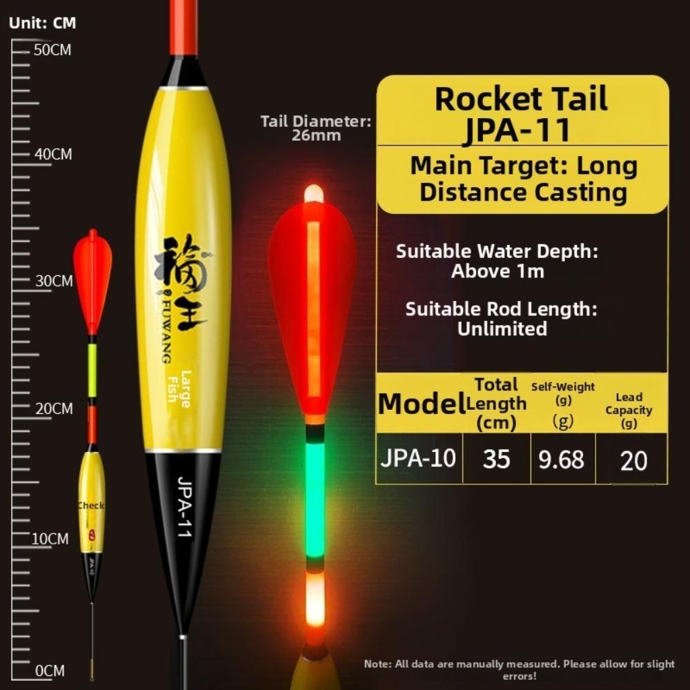 Smart Electronic Electronic Float Long Tail Design Luminous Float Fishing Float Buoy Sea Fishing