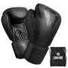 LangRay Boxing 3D Thick Cushioned Punching Gloves for Muay and Martial Made of PU Leather for Gym Use Gloves, Construction, Kickboxing, Sparring,