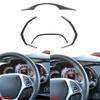 Для Chevrolet Corvette C7 2014-2019 Автомобиль Карбон Черный Накладка Рамки Приборной Панели Отделка Наклейки Авто Детали Интерьера