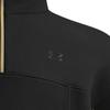 Under Armour Повседневная спортивная серия Модный простой пуловер на молнии с воротником-стойкой Толстовка с логотипом Мужская толстовка Черный 6006005-001
