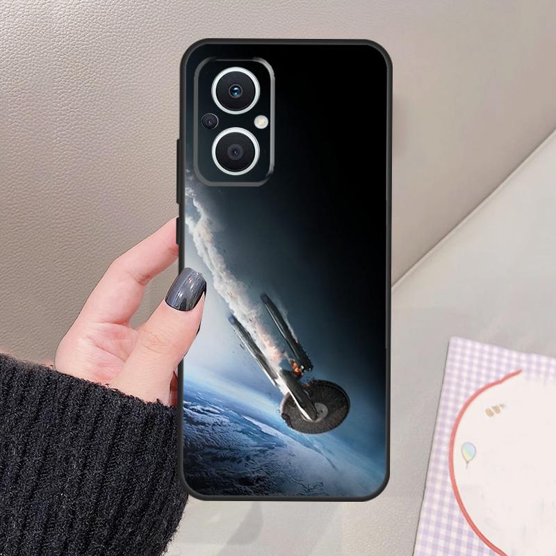 Чехол Art Funda Космический корабль для OPPO Reno 11 12 13 14 Pro 11F 12F 13F 14F 7 8 Lite Чехол OPPO Find X9 X6 X5 X8 Pro