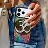 Aum om Намасте символ цветочный дзен йога Чехол для телефона Для iPhone 17 Air 14 15 13 12 Max Чехол Для Apple 16 16e 11 Pro Max Plus Coque