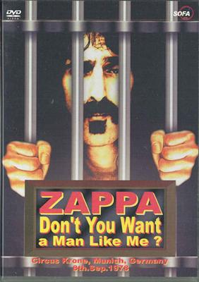 DVD ZAPPA - Zappa, ты не хочешь такого, как я? SOADVD004 ДИВАН Не-Япония Музыкальное Видео Б/У