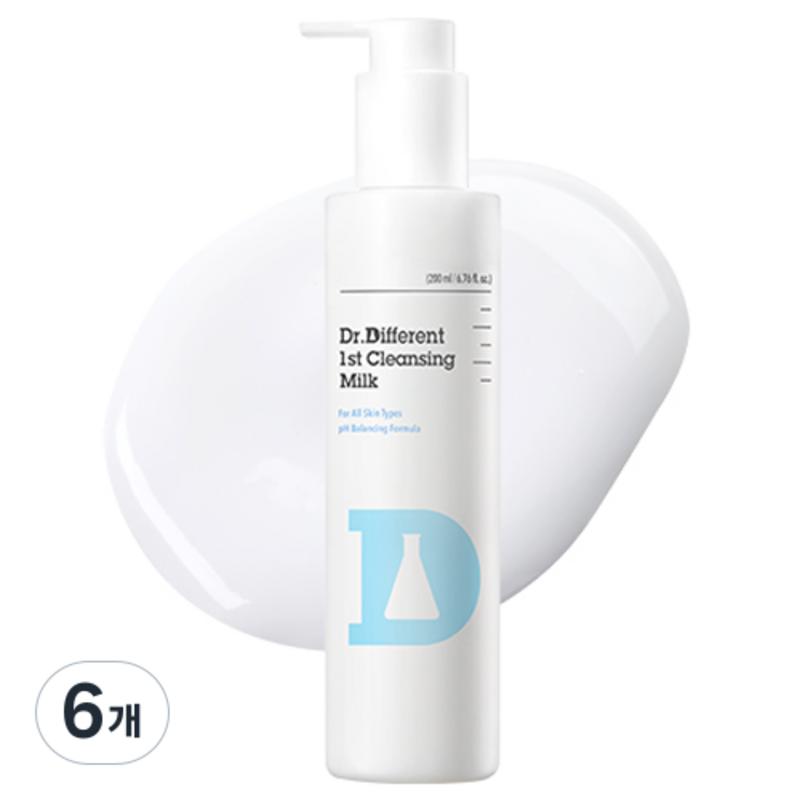 Dr. Different First Cleansing Milk, 200ml, 6 pcs