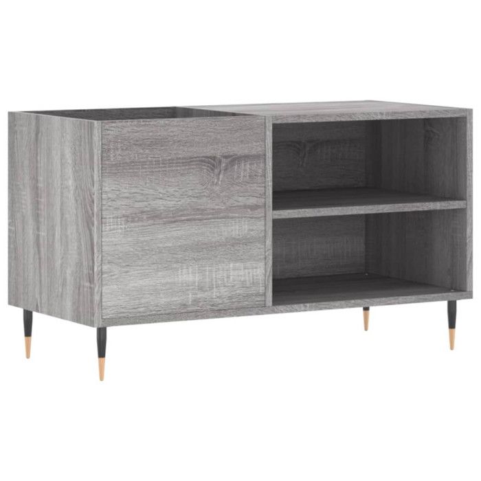 VidaXL Cabinet for Records Sonoma Grey 85x38x48 Cm Engineered Wood 831698