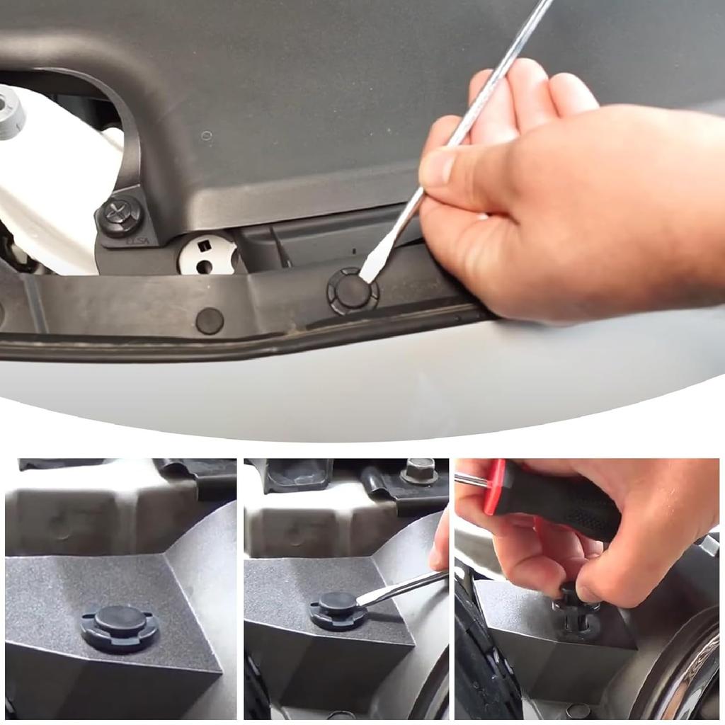 ShuaWdk Выжимная заклепка Автомобильная заклепка Бамперные клипсы Фиксаторы обшивки Диаметр отверстия примерно 8 мм