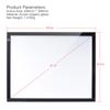 A3 47 * 37cm 23.5 Inch LED Artist Stencil Board Tattoo Drawing Tracing Table Display Light Box Pad Intelligent Touch